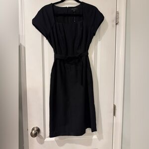 Banana Republic Elegant Black Midi Dress